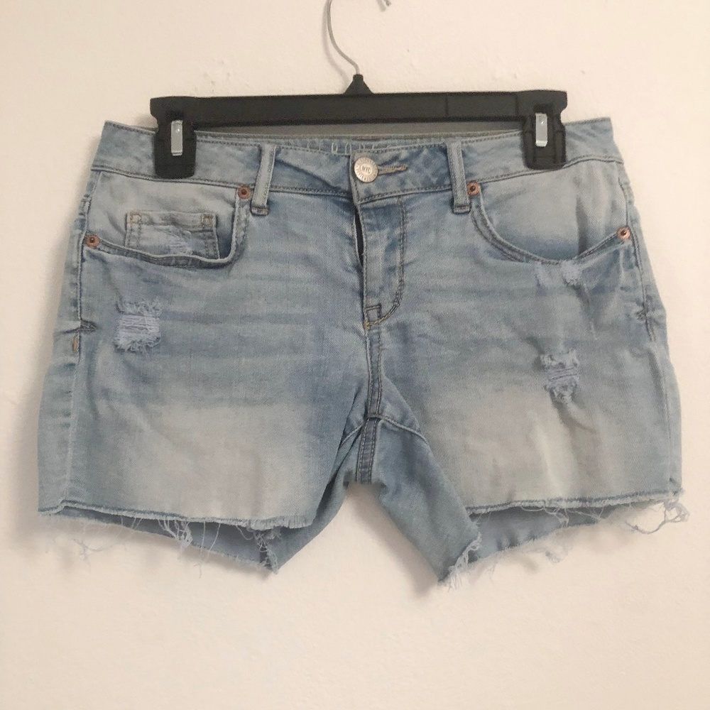 denim shorts